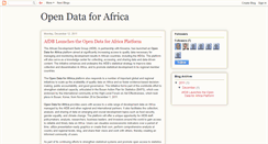 Desktop Screenshot of blog.opendataforafrica.org